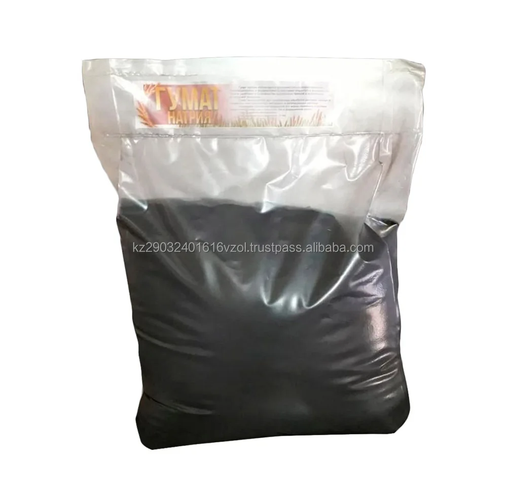 powdered fertilizer sodium humate concentrate for farming industry minerals for soil enrichment