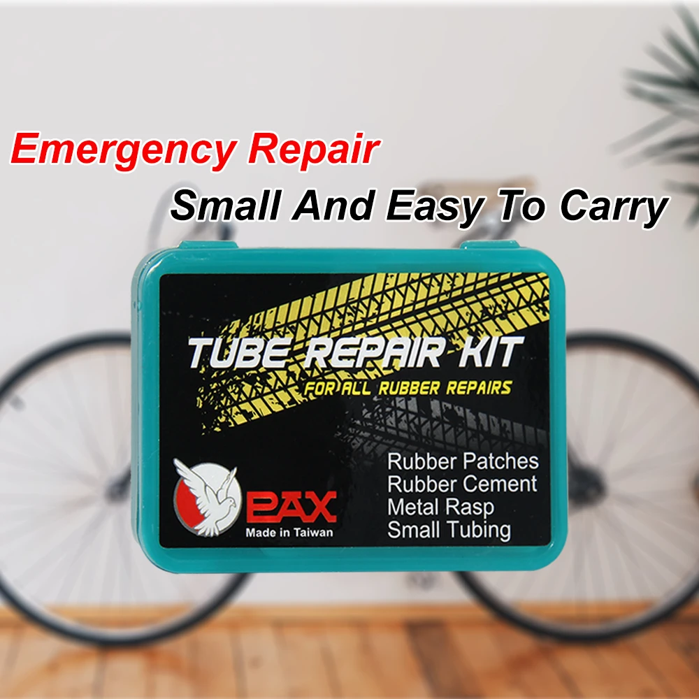 PAX Pro Grade Mountain Bike Tube Repair Patches Kit Tyre Repair Kit Set