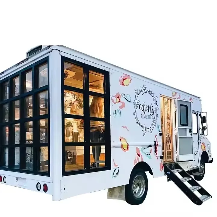 Buy Multifunction Food Truck Fully Equipped Food Trailers Mobile Boutique Truck Garment Shops Mobile Flower Truck