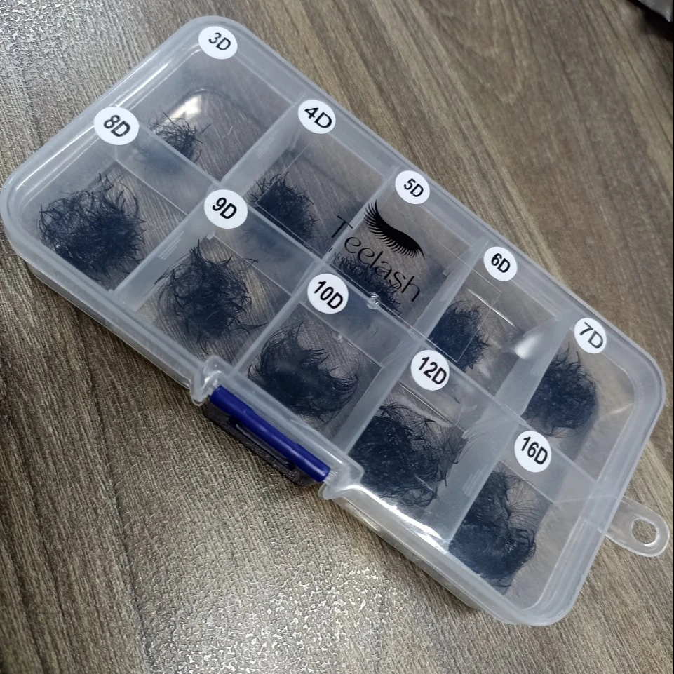 Factory Price Premade loose fan 3D - 20D natural color and mixed color from Teelash Vietnam +84942165086