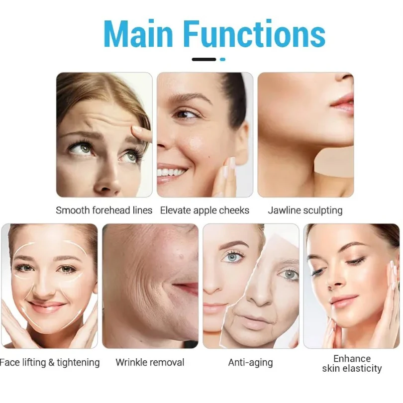 Third Generation Spa Emrf Em Rf Face Machine Pe Face Lifting Ems Facial Machine Portable