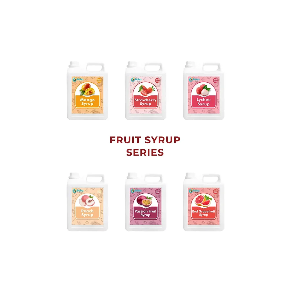 Customized OEM Alluring Fruit Syrup ideal to go with Panna Cotta