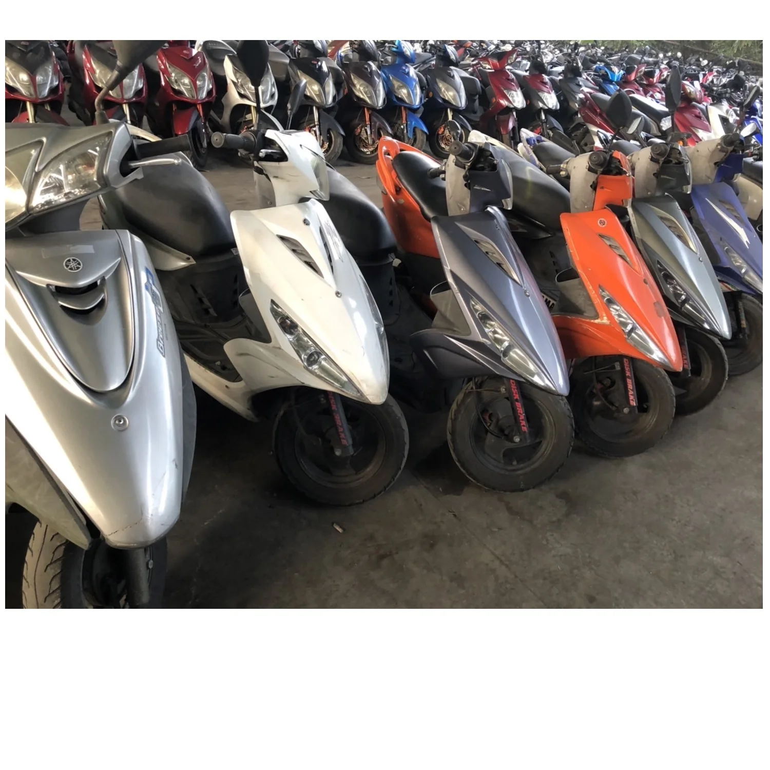 used motorcycles 100/125/150cc used yamaha/SYM/Kymco scooter fromTaiwan