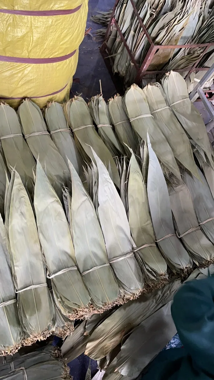 Vietnam Wholesale Dried Zongzi Leaves Bamboo Leaves Bamboo Eco-friendly Material Big Size with Competitive Price