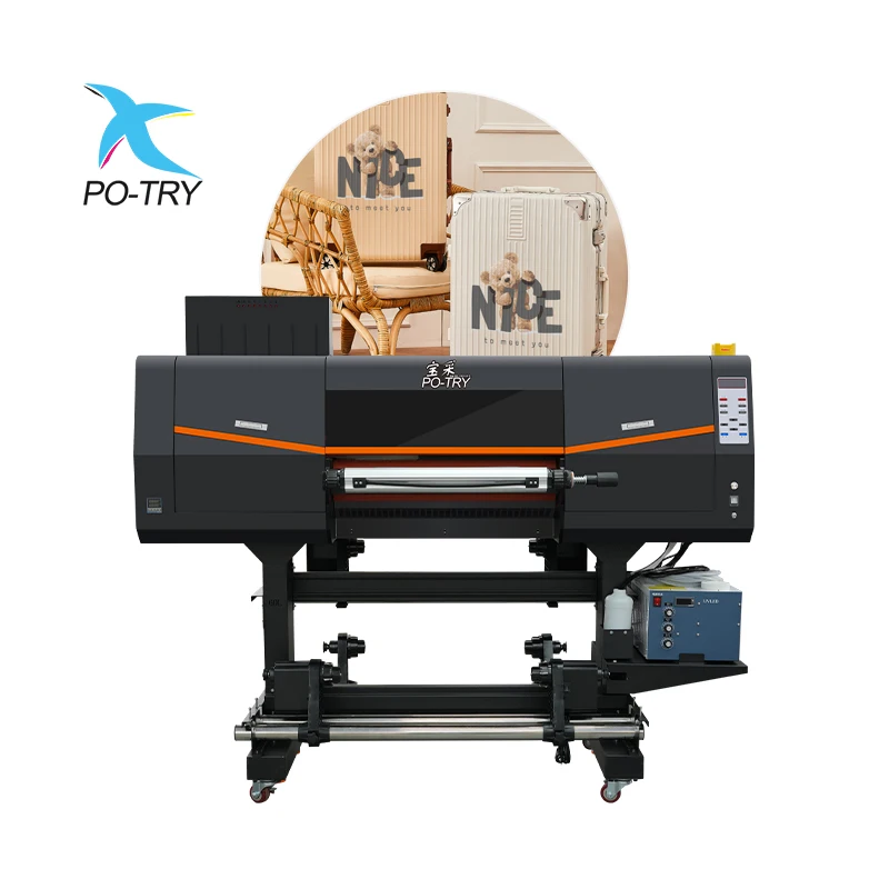 PO-TRY Easy to Operate 60cm AB Film Printing Machine Automatic I3200 Printerhead UV DTF Printer