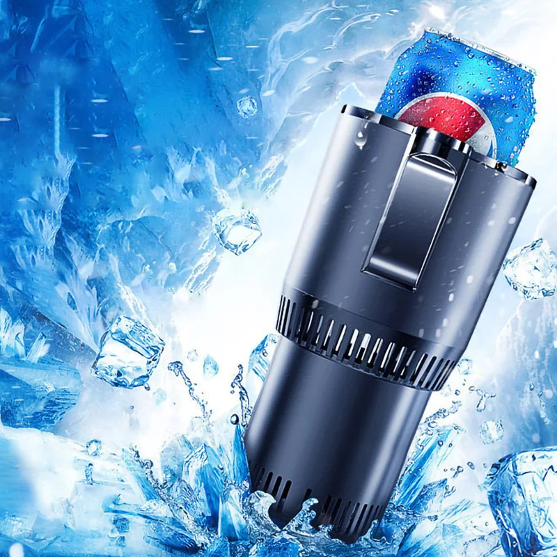 Hot and cold cup dual-purpose smart car home dual-purpose multi-function mini car refrigerator