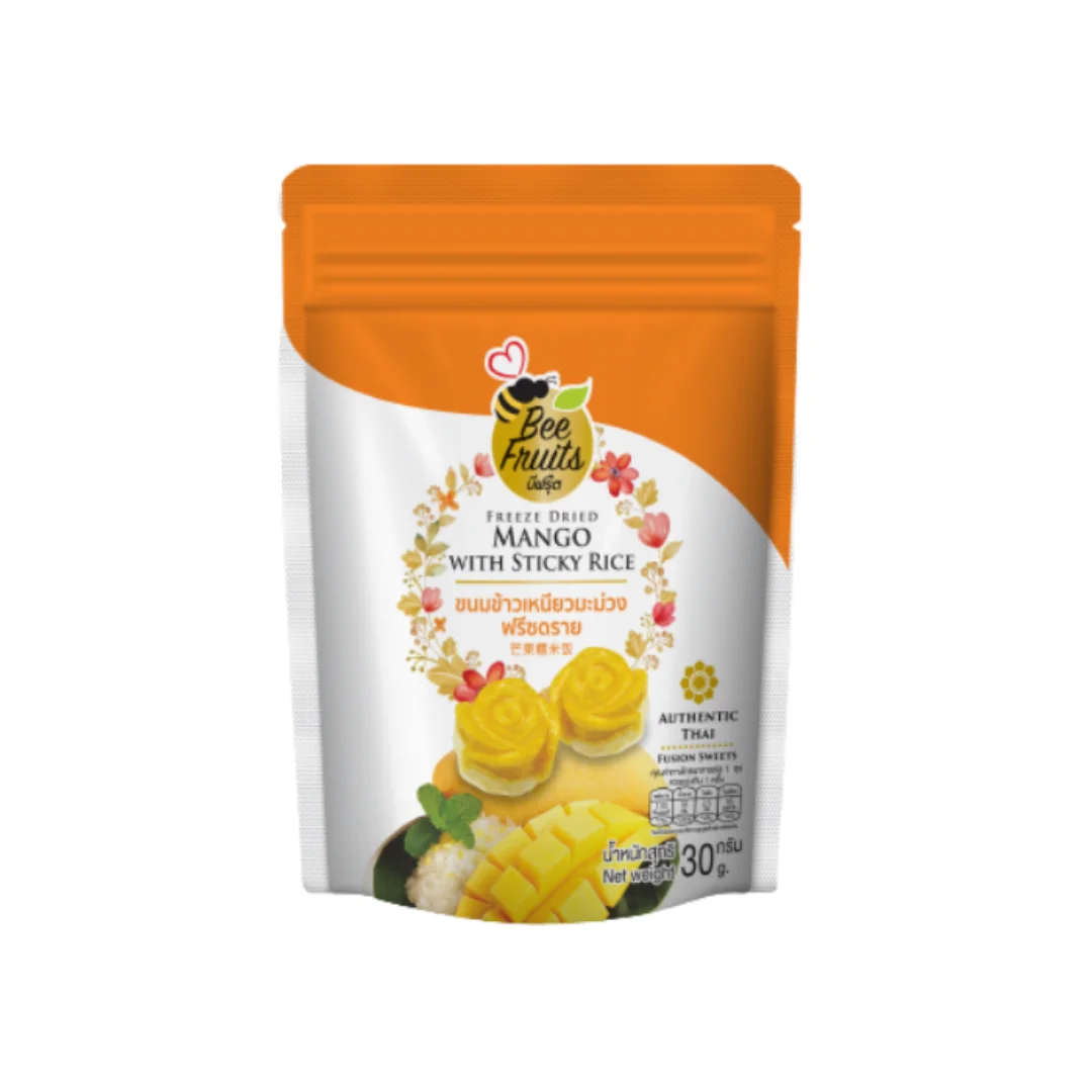 Freeze Dried Mango with Sticky Rice (30g.) From Thailand