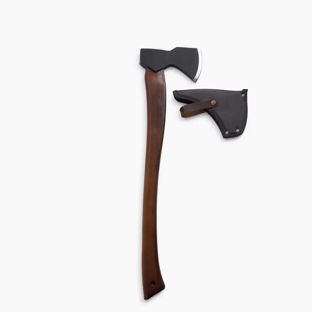 Высокоуглеродистая сталь многофункциональный топор с деревянной ручкой оптовая продажа уличный прочный для резки древесины продажи