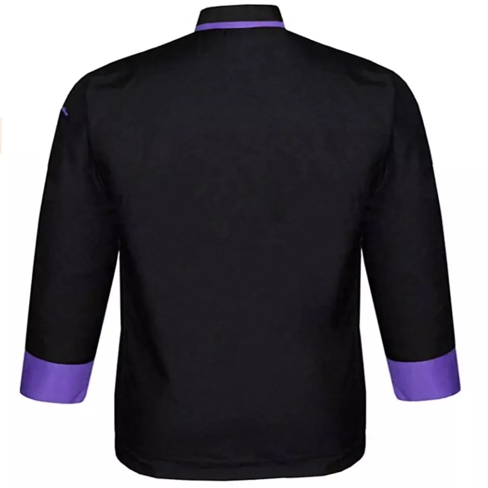 Custom Logo Chef Coat Restaurant Chef Jacket Men Women Hotel Chef Uniform Coat Kitchen Long