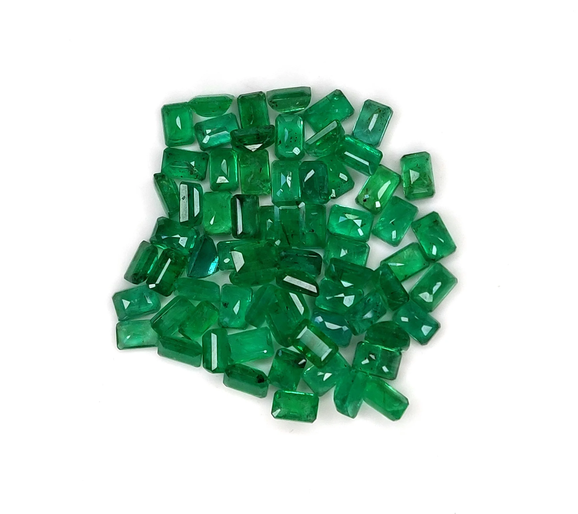 100% Natural Zambian Emerald Fine Quality Octagon Cut 6x4 mm Reasonably Priced Sapphire Gemstones for Jewelry Making