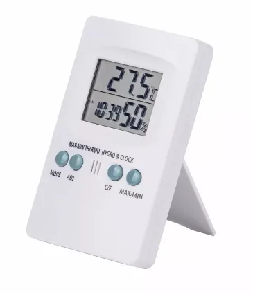 Digital MAX MIN Thermometer and Hygrometer Clock