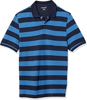 Мужская хлопковая рубашка-поло с вышивкой