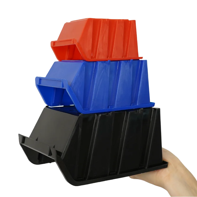 Good Selling 47 PCS Wall  Pegboard Storage Tool Blue Red Black Bit  Bin Set Box Hanging  Set With Tool