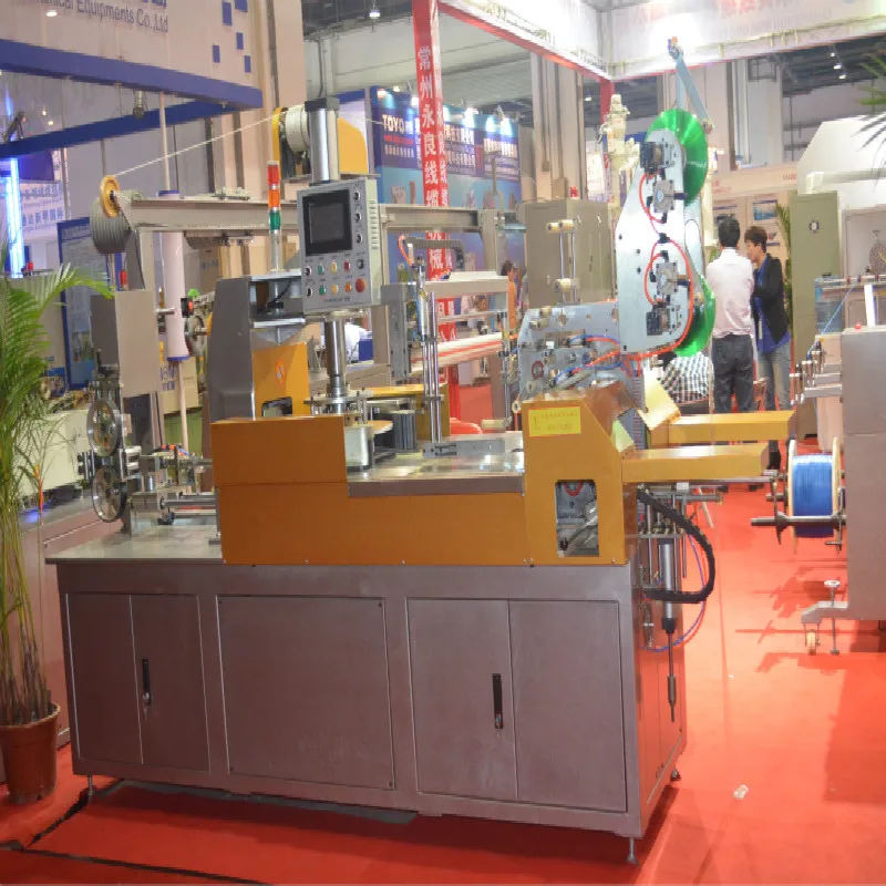 High speed 1246 automatic wire and cable spool winding machine / cable coiling packing machine