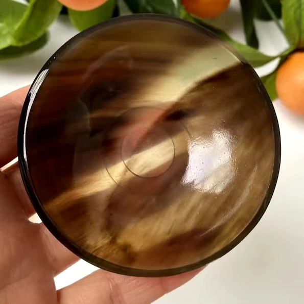 Artisan Buffalo & Ox Horn Bowl  Handcrafted Indian Masterpiece for Distinctive Kitchen Wear