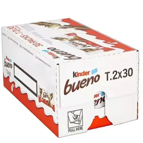 Original Bueno Chocolate 43g  Bueno Milk Chocolate and Hazelnut Cream
