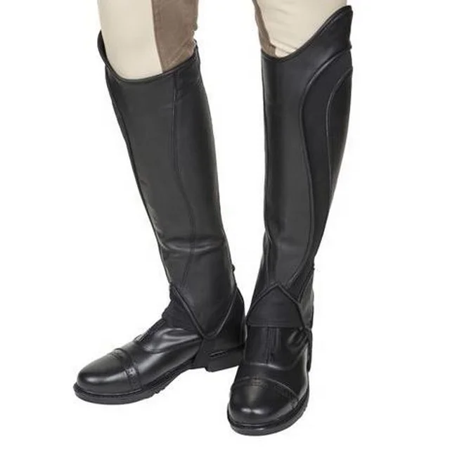 Custom Horse Riding Premium Cowhide Leather Half Chaps/High Quality Custom Equestrian Genuine Cowhide Leather Half Chaps