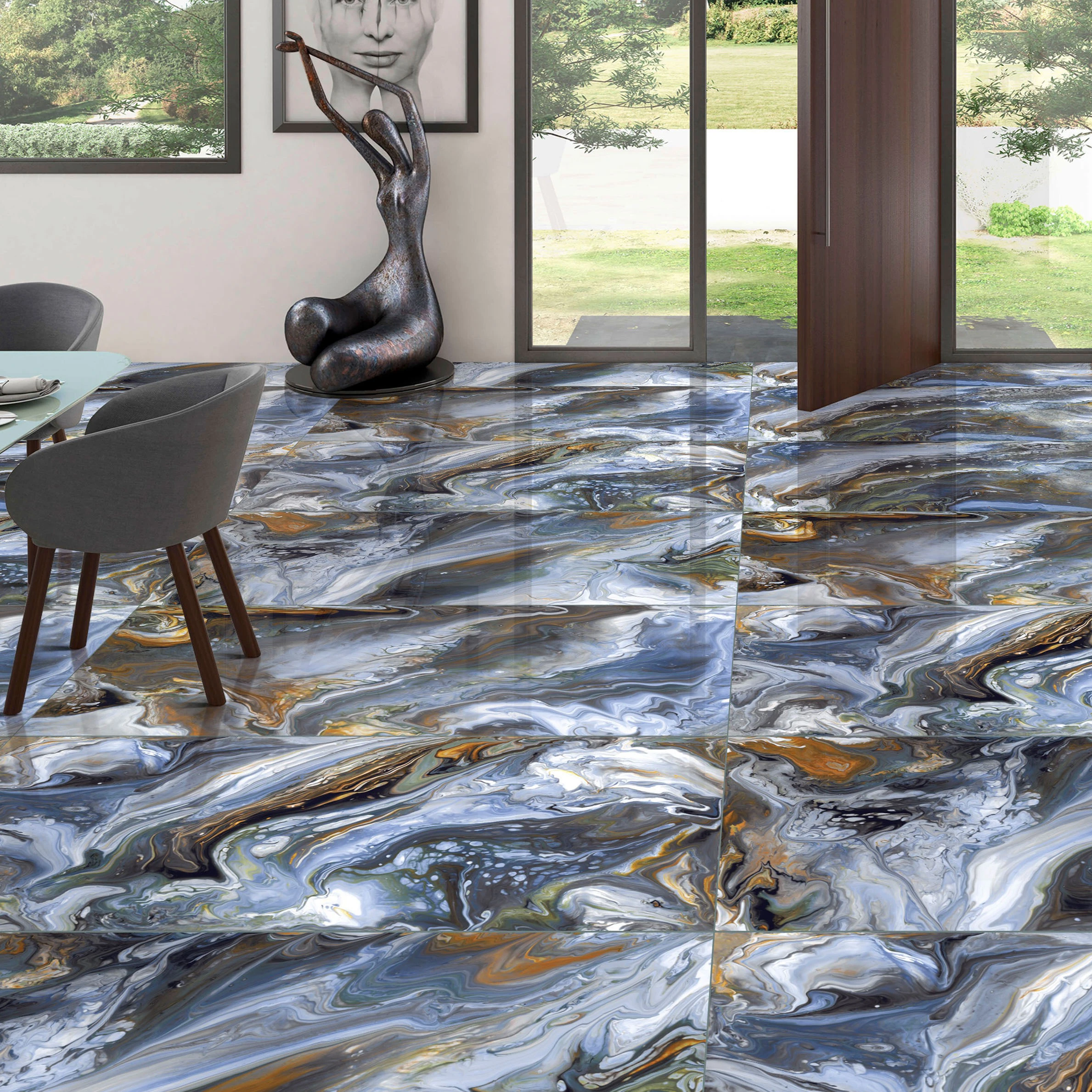 60x120 cm porcelain polished glazed porcelain floor tiles high glossy 600x1200 mm porcelain floor tiles
