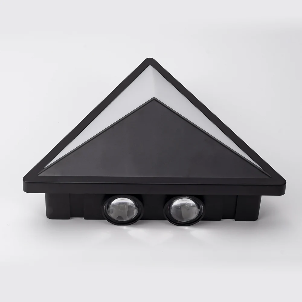 The new product comes into the market, and the triangle two-color motion sensor lamp is used in the corridor bedroom