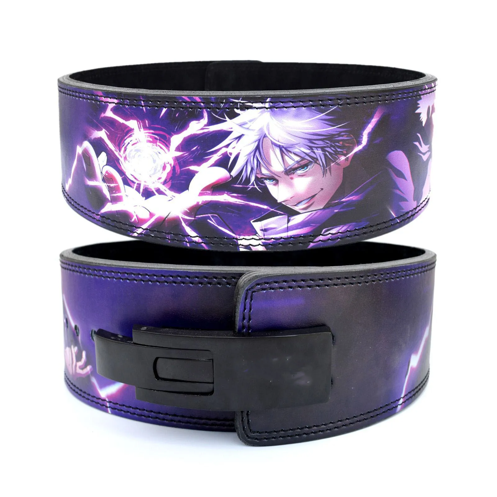 Hot-selling New Lever Buckle Custom Lever Fitness 13mm Cowhide Power-lifting Belt For Men And Women Unisex BPB-0064