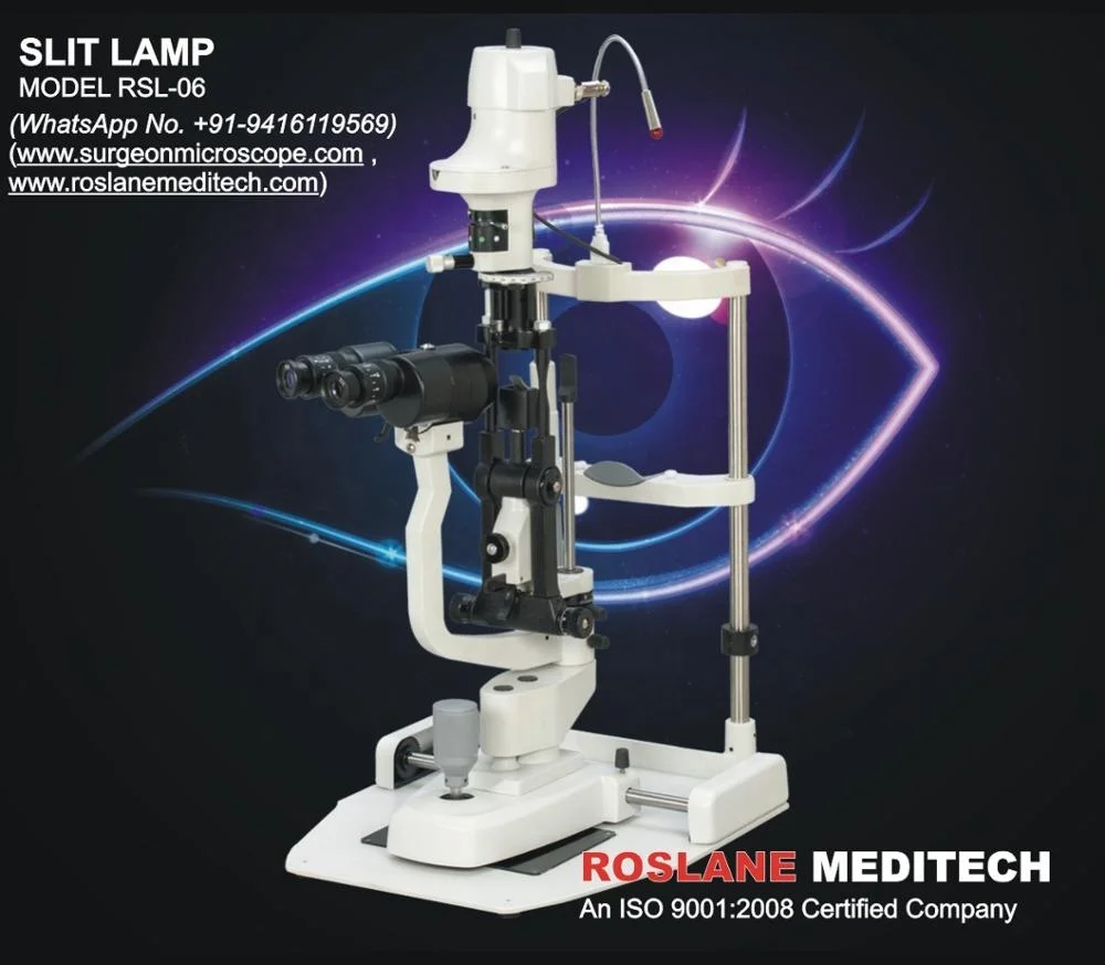 Optical Slit Lamp Microscope with Digital Camera
