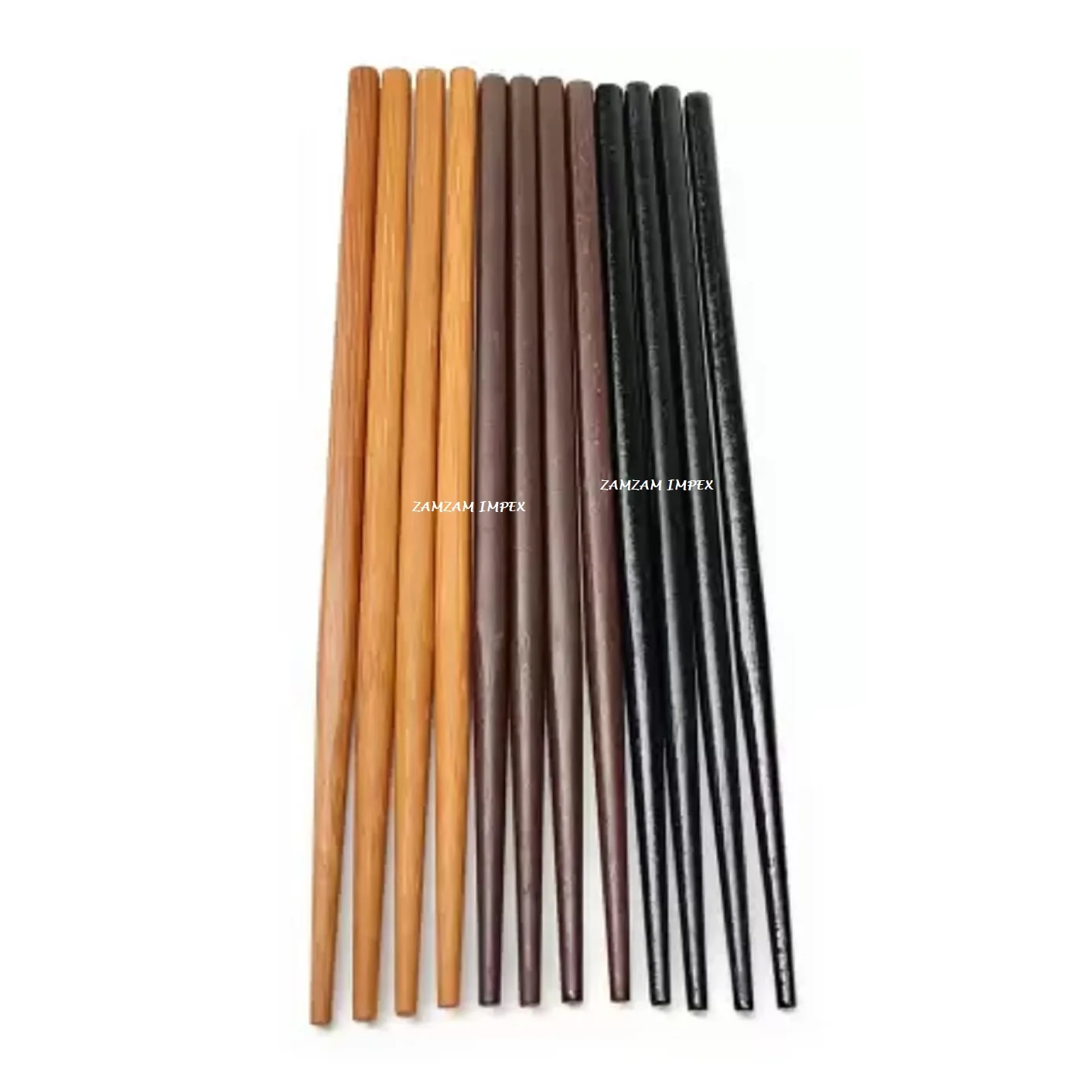 Handmade 6 Pcs Plain Handcrafted Multicolor Wooden Juda Hair Pin/Stick for Women By ZAM ZAM IMPEX