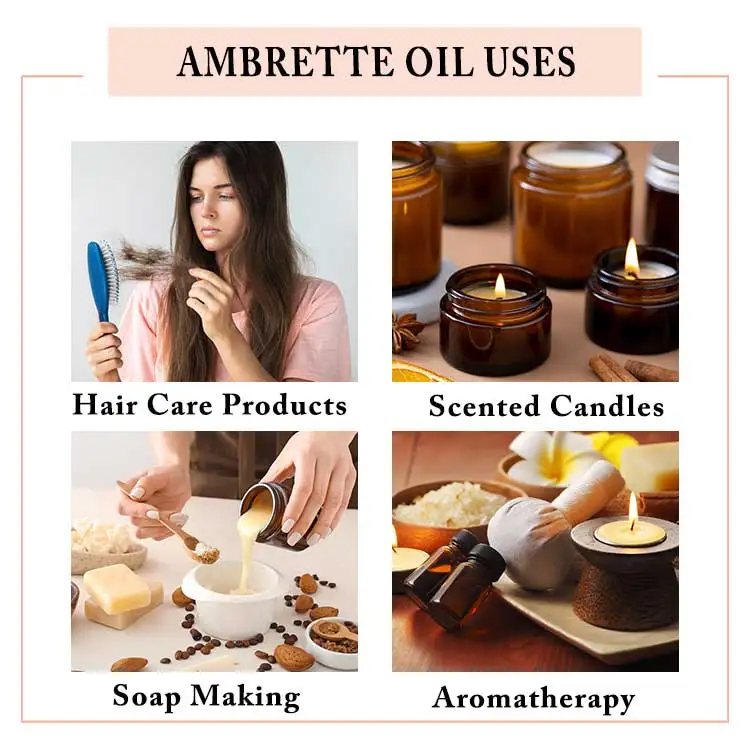 All-Natural 100% Pure Skin Lightening Ambrette Seed Essential Oil For Body Massage At Wholesale At Bulk Price