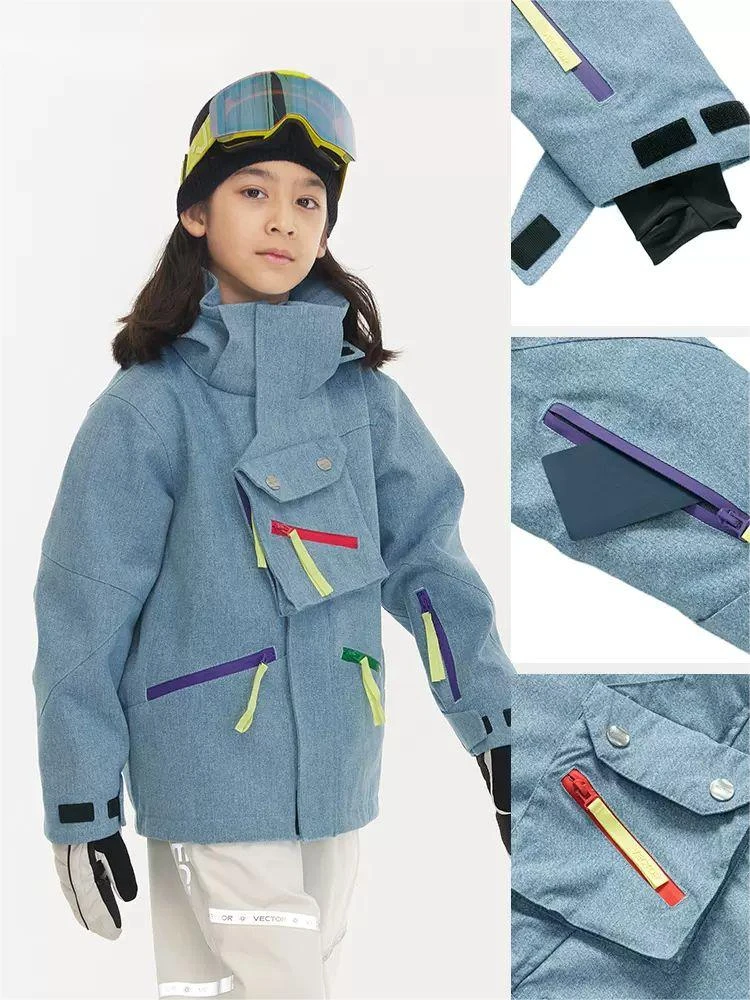 Kids Ski Suit Boy Snow Suits Children Snowboard Tracksuit Waterproof Winter Girls Skiing Sets Overalls Kids