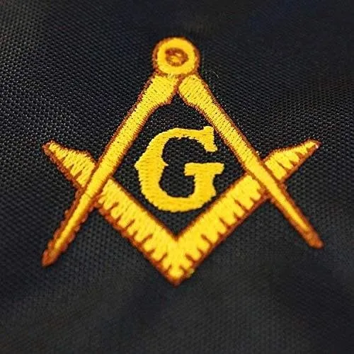 Embroidered Square & Compass Masonic Briefcase/Computer Bag/Apron Case High Quality Mesonic Cases at Best Price