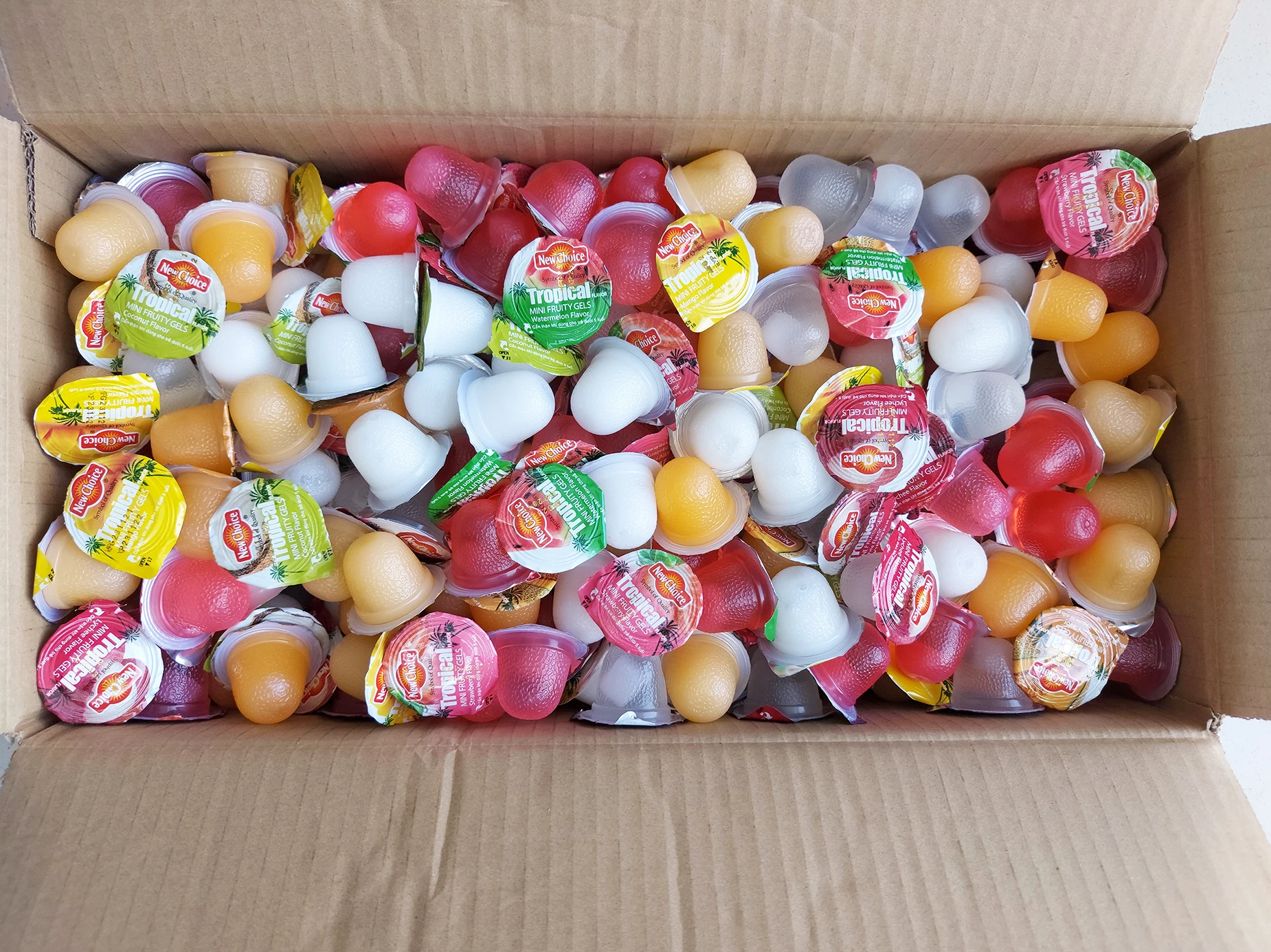 Tropical flavor mini fruity gels New Choice brand The Best Selling jelly Multi Color Konjac Jelly
