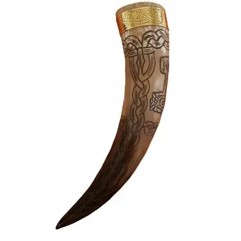 Great Quality Viking Horn Beer Mug for Drinkware Bar Restaurant Champagne Wine Servings Use Horn Mugs in Affordable Prices