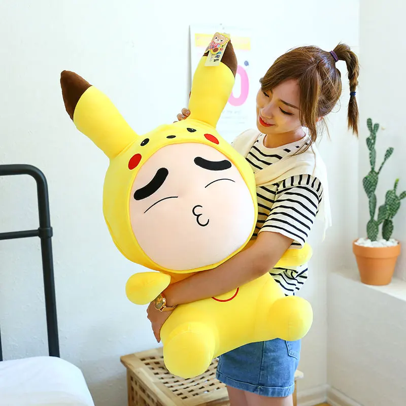 Customized Stuffed Plush Doll Toys Animals Cartoon Sleeping Pillow Capybara Plush Stuffed Animal Toy Plush Doll