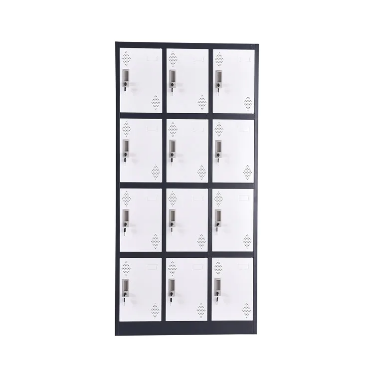 School Student Metal Storage Boxes Steel 18 Door Locker Cabinet