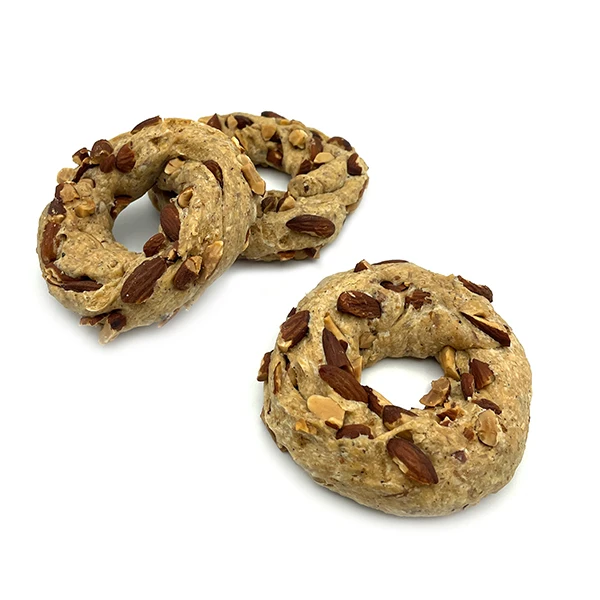 Taralli Неаполитанский двойной миндаль лучшее качество Итальянская хрустящая закуска ручной работы с миндалем и перцем для еды на