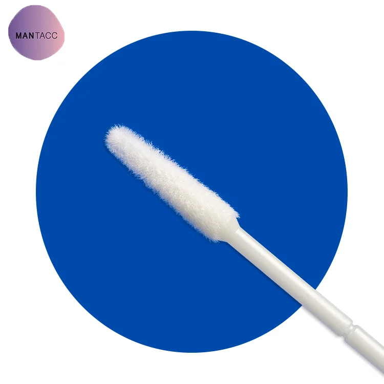 Safety Medical-Grade ABS Rod Flocking Head Cervical Swab For Gynecology / Cervical / Vaginal / Virus Sampling / HPV Detection