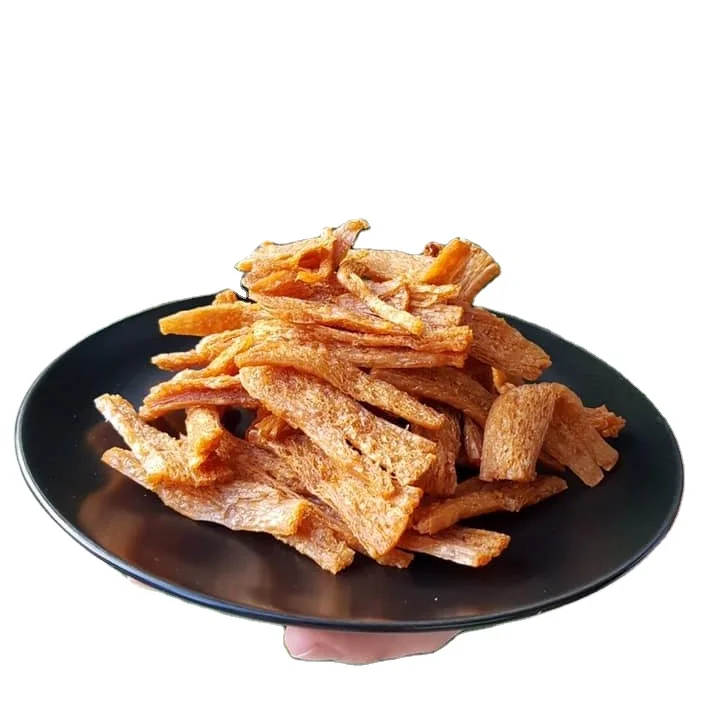 Fong Foo Snack Crispy Tofu Skin  Crab curry  Flavor Good Taste Best Food No Preservatives Added No Cholesterol