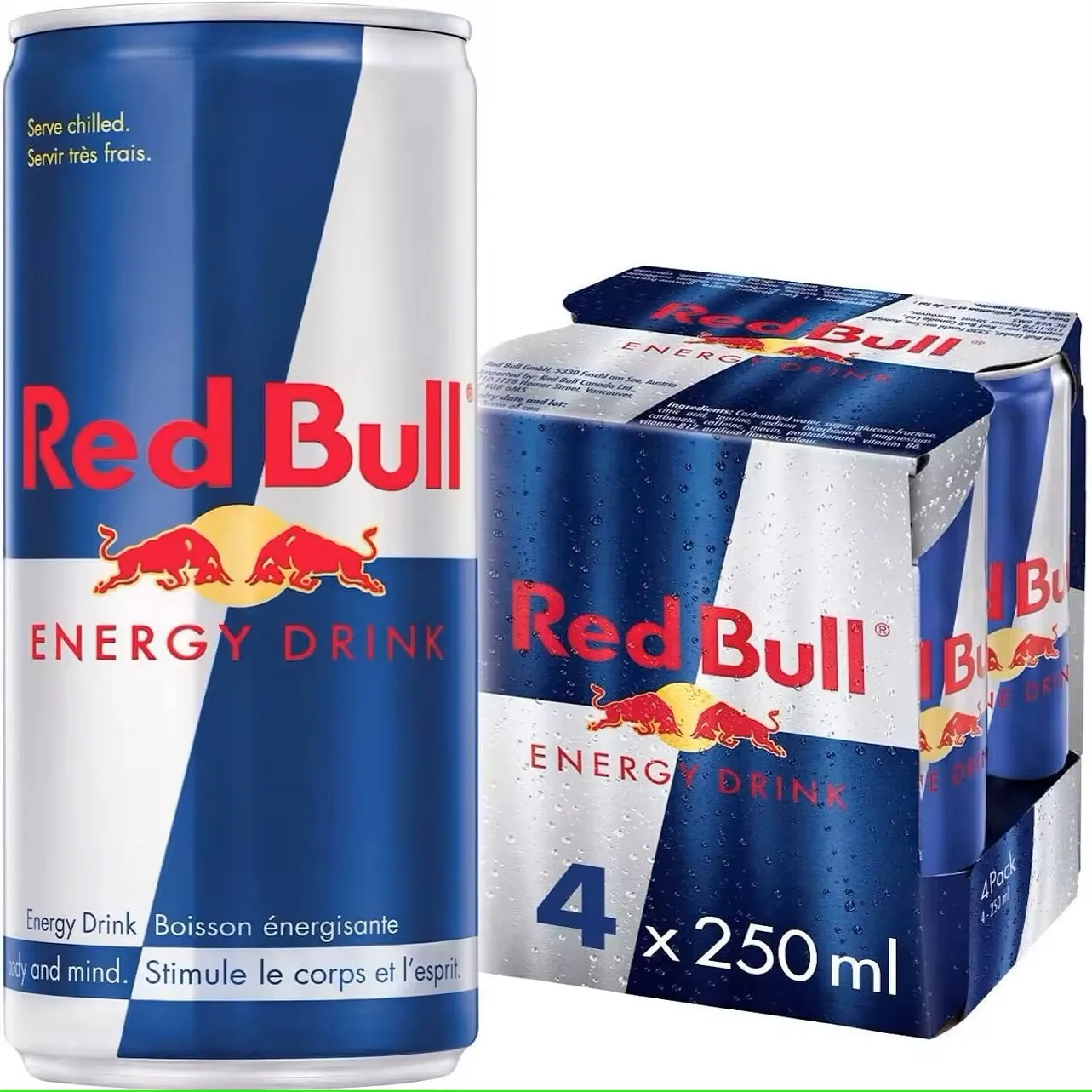 Red Bull 250 ml Energy Drink from Austria Red Bull 250 ml Energy Drink Wholesale Redbull / soft drinks /