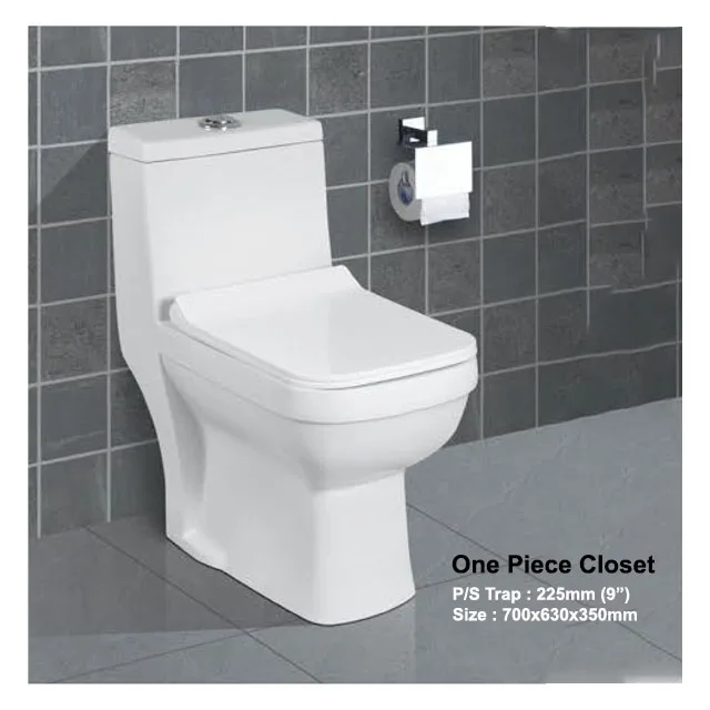 Wholesale One Piece S Trap Smart Intelligent Toilet Smart Toilet Bidet WC Toilet Seat for Bathroom Europa-105