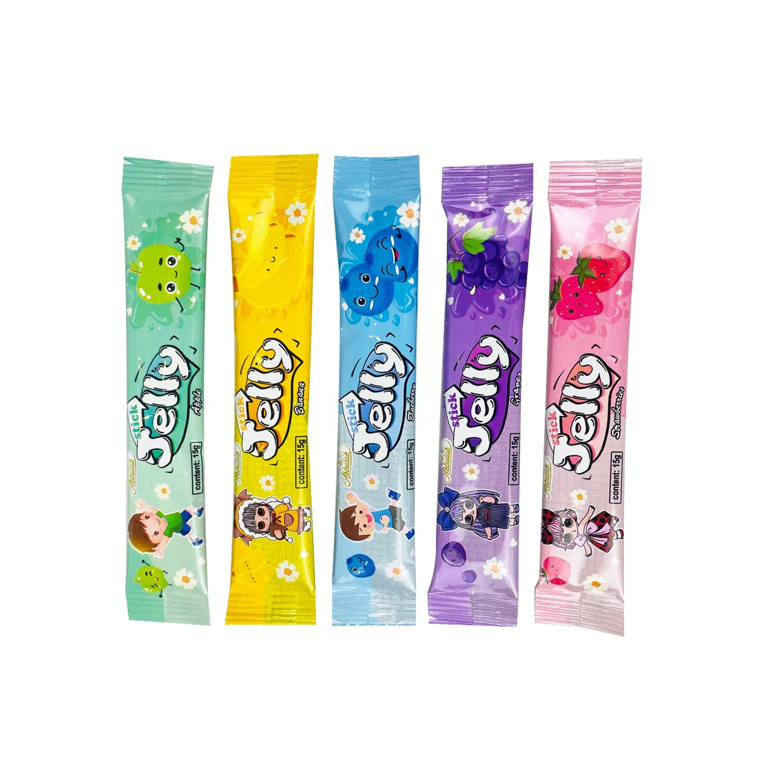Wholesale Private Label Halal Jelly Stick Jelly Slice OEM ODM  Low fat Slim Weight Loss Slimming Jelly Daily Sweets Snacks