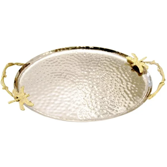 Trending Bowl with stand use for Home Hotel Restaurant serving dish decorative galvanized finishing Oval Aluminium serving Bowls