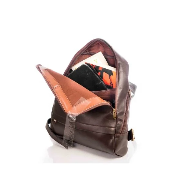 Personalized Handmade Full Grain Genuine Leather Backpack For Unisex Vintage Custom Cowhide Leather High Quality Laptop Backpack