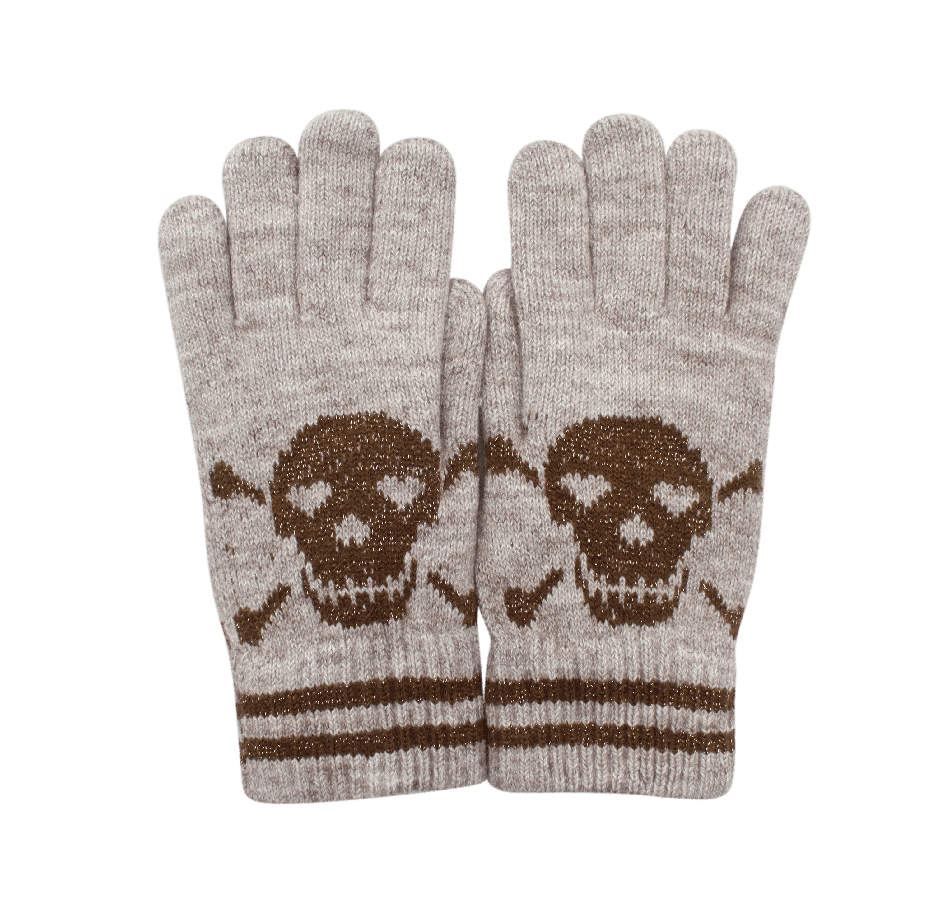 Зимние теплые вязаные перчатки