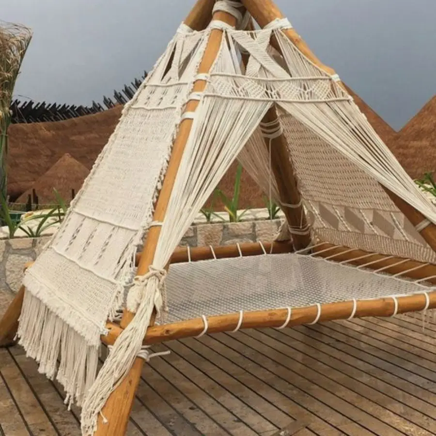 Wholesale Indian style bamboo tent set, made in Vietnam