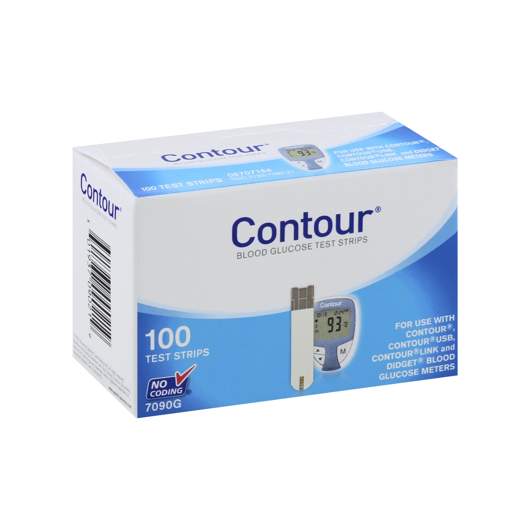 Hot Sell Bayer Contour Test Strip Glucose Test Strips Home Safe Quick Diabetes Test Strips