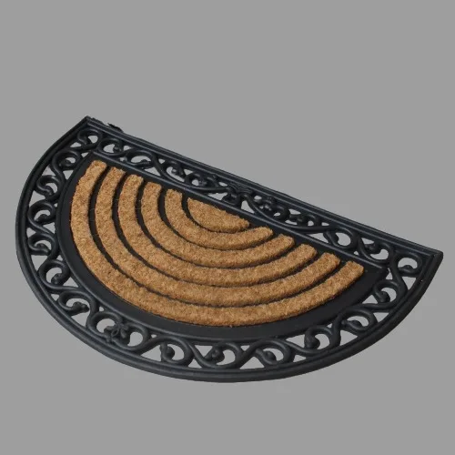Handmade High Quality Rubber Backed Coir Door Mat Natural Coir Fiber From India Unique & Durable Doormat For Your Home Or Office