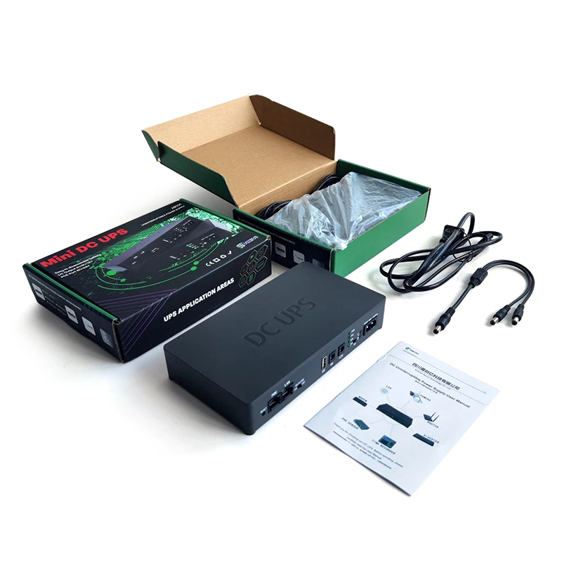 HKIVI mini dc ups 20000 мАч 12 В 9 poe универсальный источник питания для Wi-Fi маршрутизатора и модемов