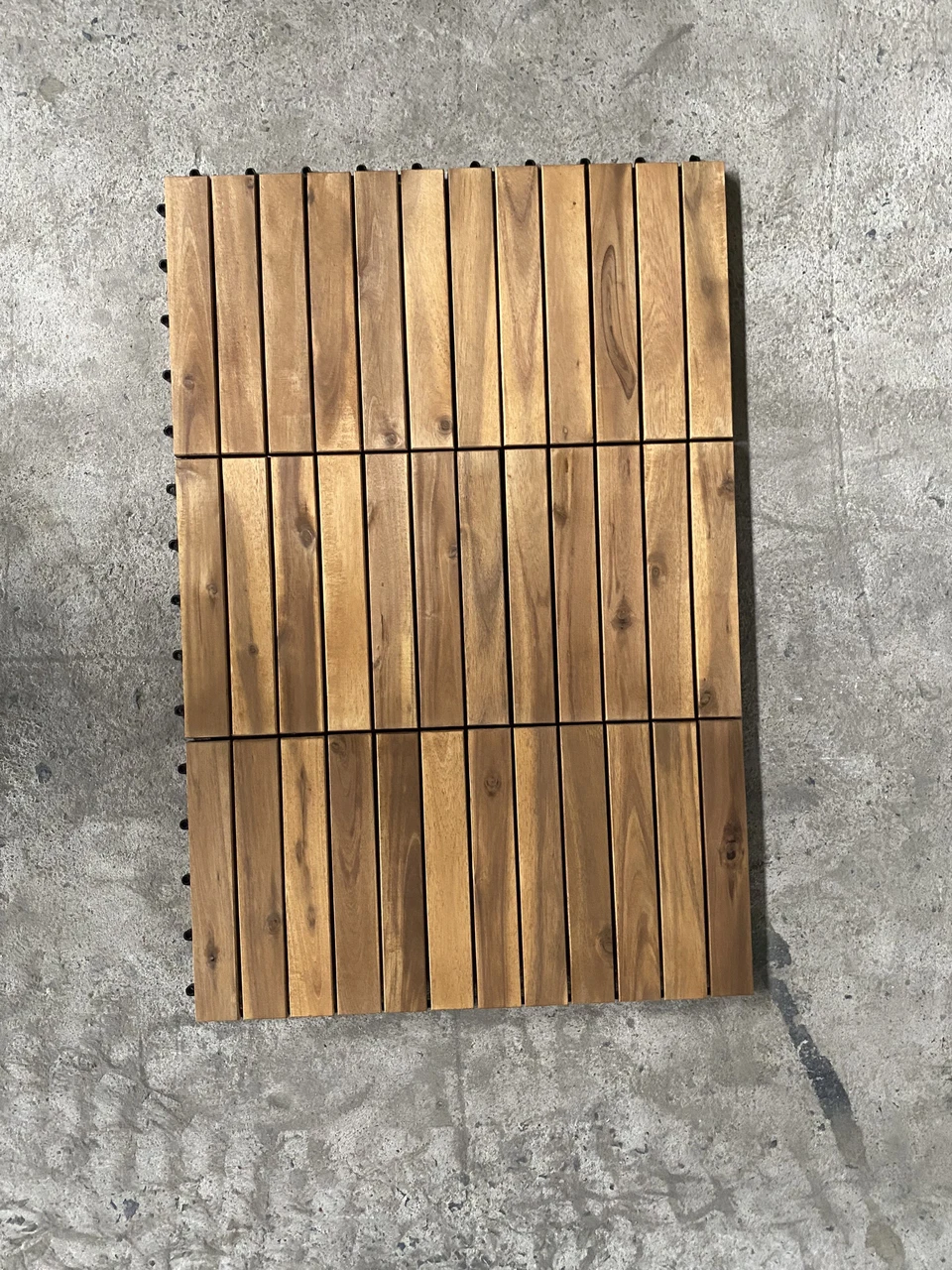 Деревянная палубная плитка 12 шт. оптовая продажа вьетнамская садовая 300x300x24 мм дешевая композитная настильная