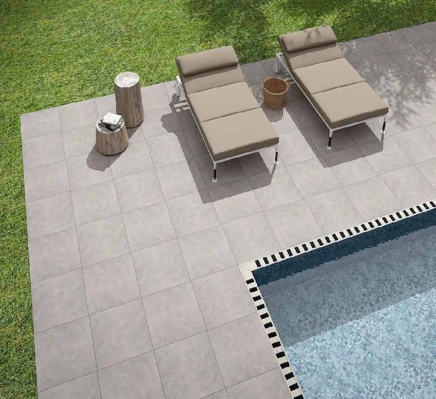 Kandla gray Outdoor Porcelain Paving Tiles 600x600 600x900 mm Natural stone porcelain tiles for outdoor area