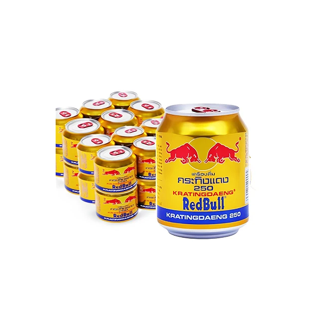 Kratingdaeng Red Bull Energizing Gold Energy Drink Can 250ml