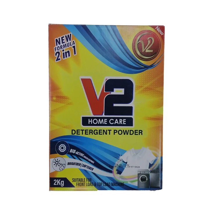 Professional Exporter of Clothes Washing V2 2kg Detergent Powder Available at Reliable Price for Global Vendors